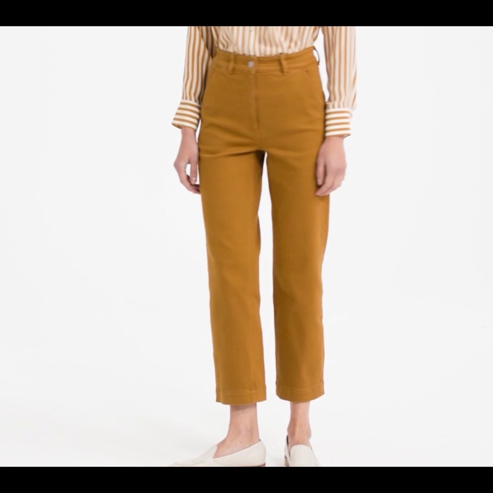 Womens straight leg cropped